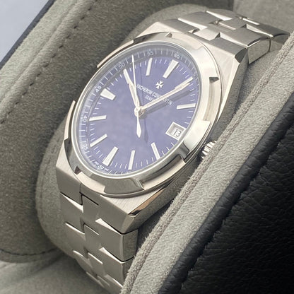 江诗丹顿纵横四海 4520V/210A-B128 精钢 蓝色 41mm