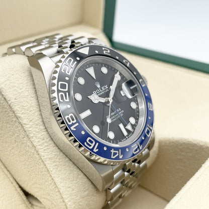 롤렉스 GMT 마스터 II 126710BLNR Jubilee 팔찌 검은 배트맨 40mm