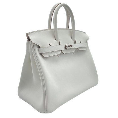 Hermes Birkin 25 Gripère Swift Silver Fittings w 새로워졌습니다