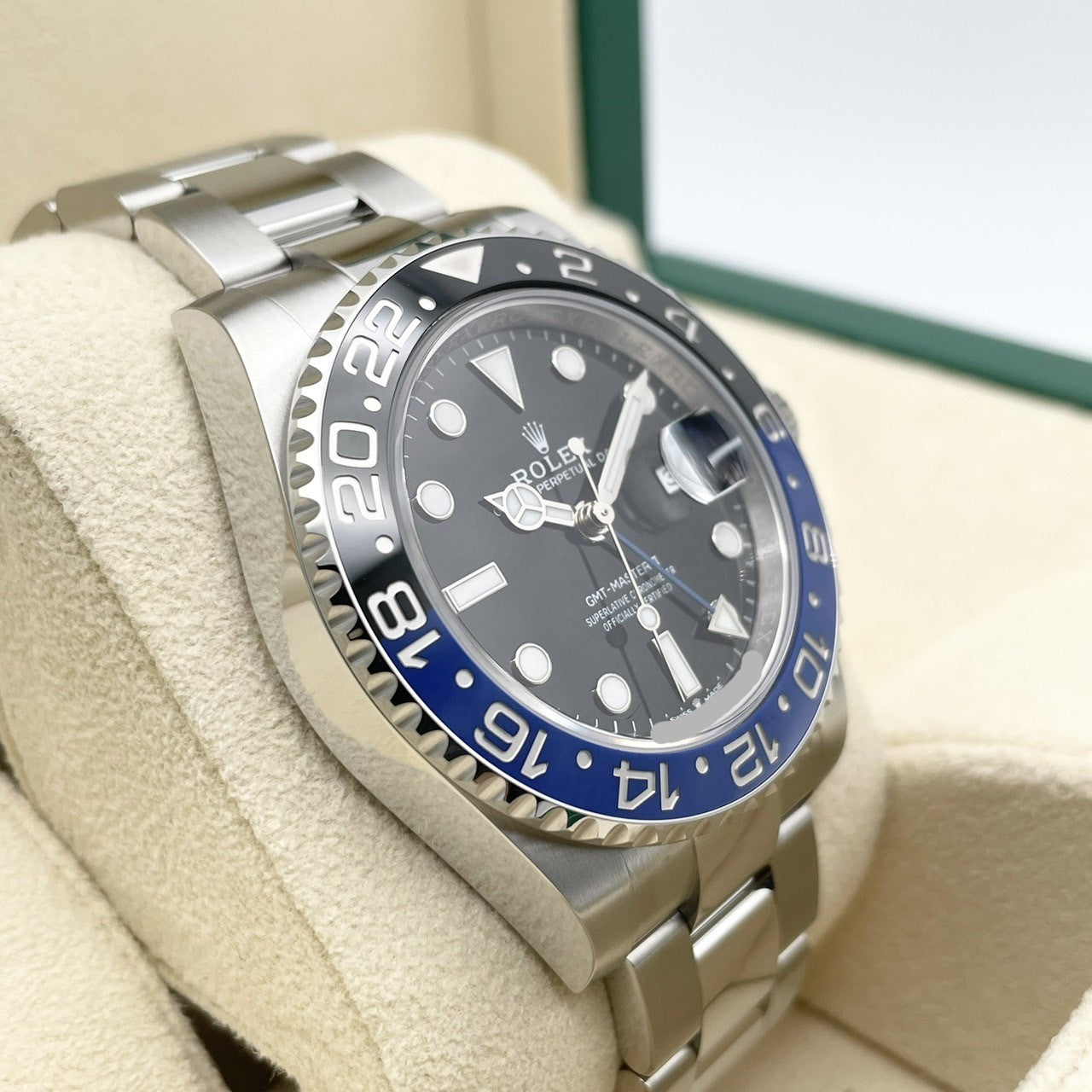 롤렉스 GMT 마스터 II 126710BLNR 배트맨 굴 팔찌 40mm