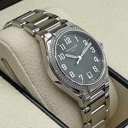 二手Patek Philippe二十〜4 7300/1200A-011橄榄绿色Soleil不锈钢36mm