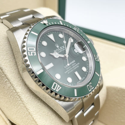 Pre-Owned Rolex Submariner Date 116610LV Oyster Bracelet 40mm