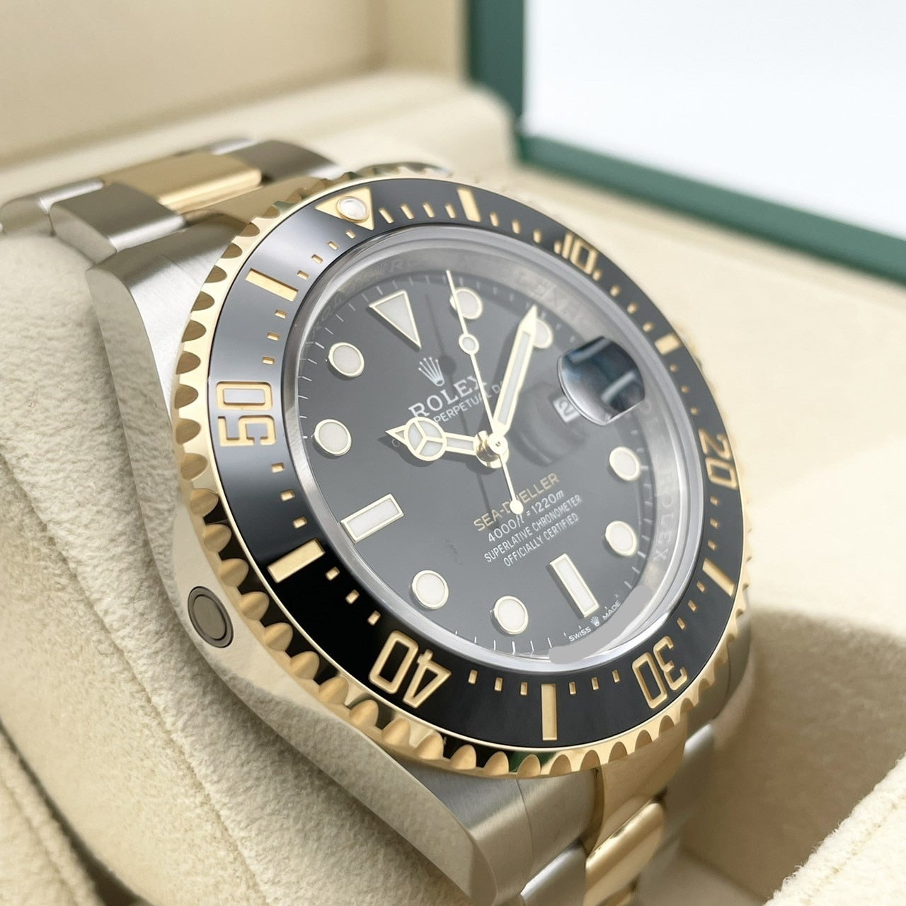 사전 소유 롤렉스 바다 거주자 126603 블랙 43mm