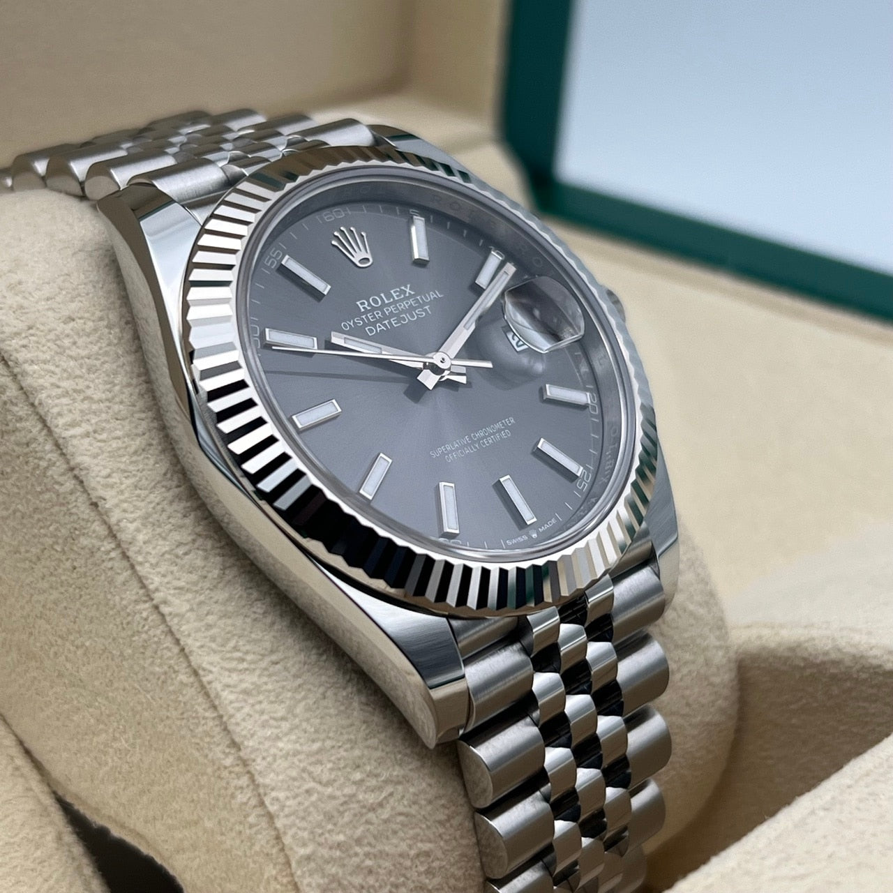 勞力士datejust 126334板岩禧年41mm