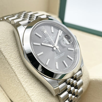 プレオウンド 【歳末大特価！】ロレックス デイトジャスト 126300 ジュビリーブレスレット スレート 41mm