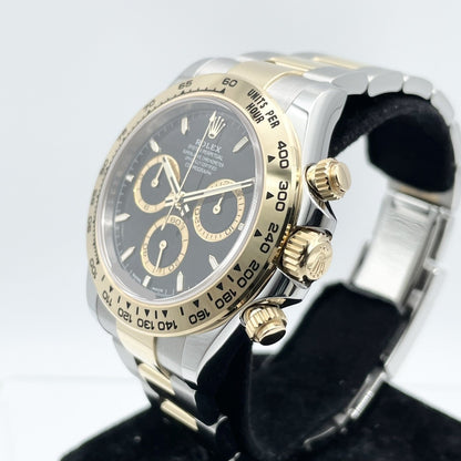プレオウンド ロレックス デイトナ 126503 ブラック ステンレススチール＋ゴールド オイスターブレス 40mm