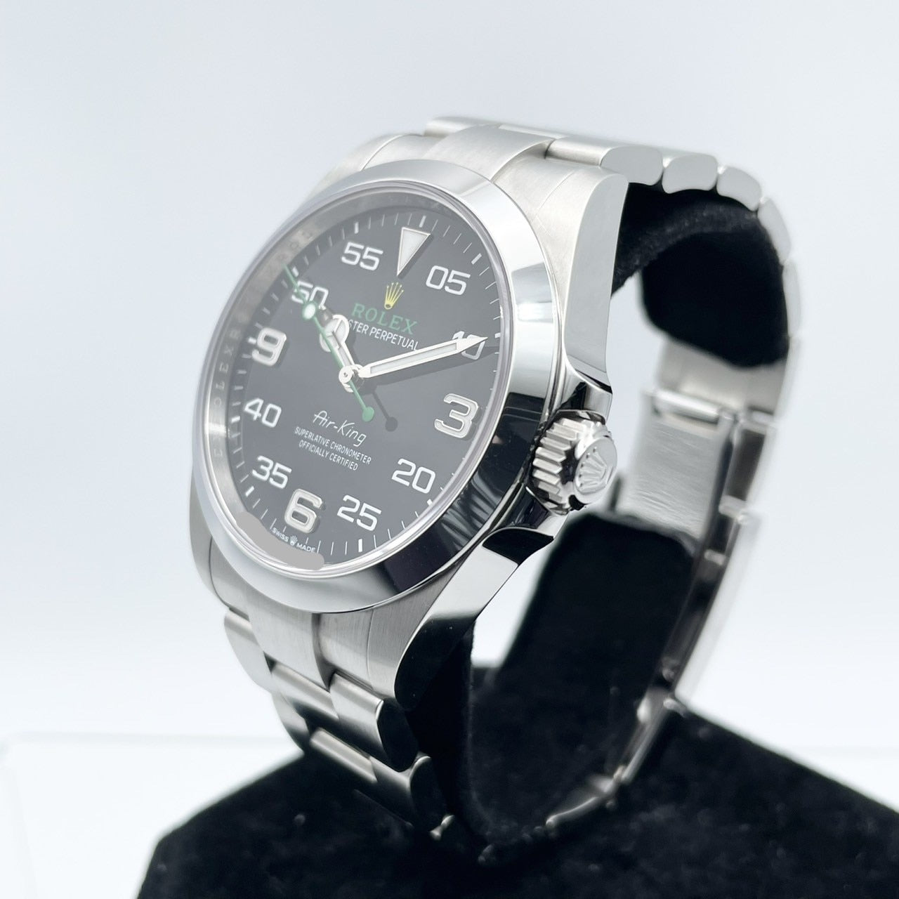 Pre-Owned Rolex Air King 126900 Black 40mm