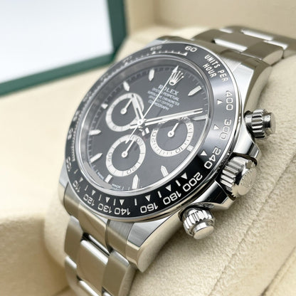 プレオウンド ロレックス デイトナ 126500LN  ブラック ステンレススチール オイスターブレス 40mm