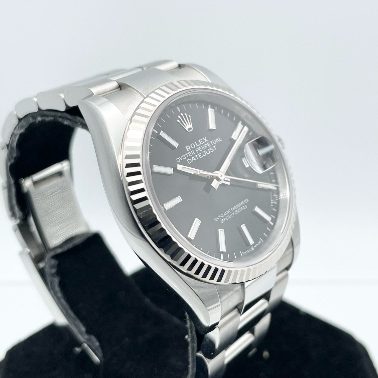 プレオウンド ロレックス デイトジャスト 126234 ブラック オイスターブレス 36mm