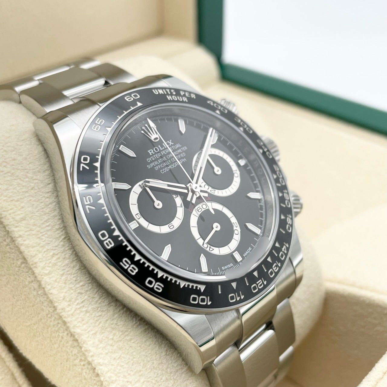 プレオウンド ロレックス デイトナ 126500LN  ブラック ステンレススチール オイスターブレス 40mm
