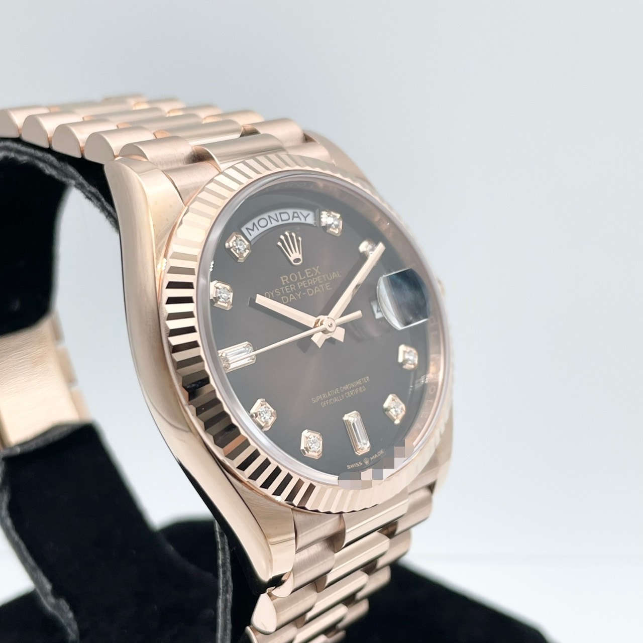 プレオウンド ロレックス デイデイト 128235 ブラウンオンブレ エバーローズゴールド 36mm