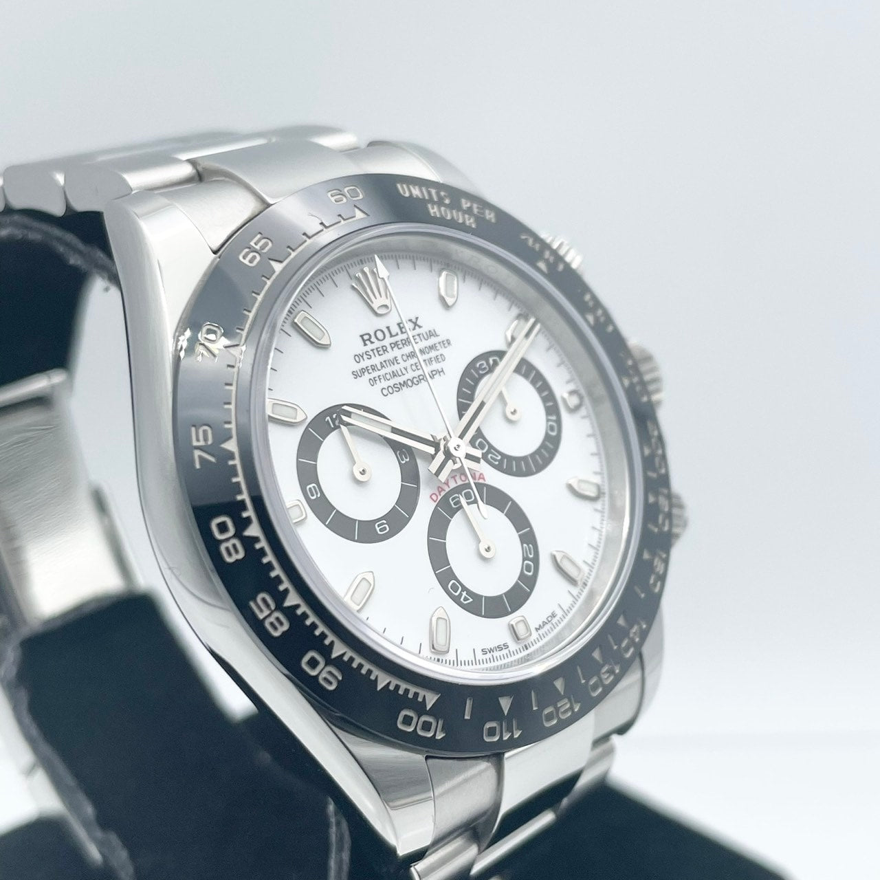 [包括新費用！ ]！ 】勞力士Daytona 116500LN白色不銹鋼牡蠣手鍊40mm