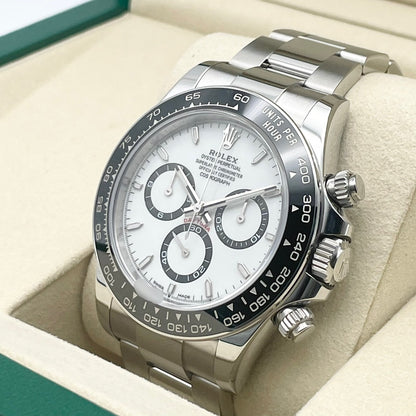 [새 상자 포함!] included 롤렉스 데이토나 126500LN 흰색 스테인레스 스틸 40mm