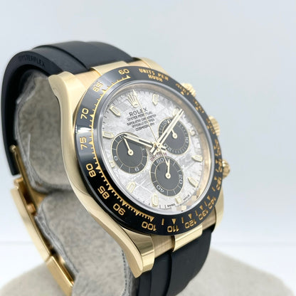 プレオウンド ロレックス デイトナ 116518LN メテオライト＆ブラック ブラックラバーベルト 40mm