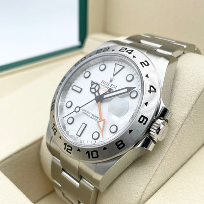 プレオウンド ロレックス エクスプローラーII 226570 ホワイト オイスターブレスレット 42mm
