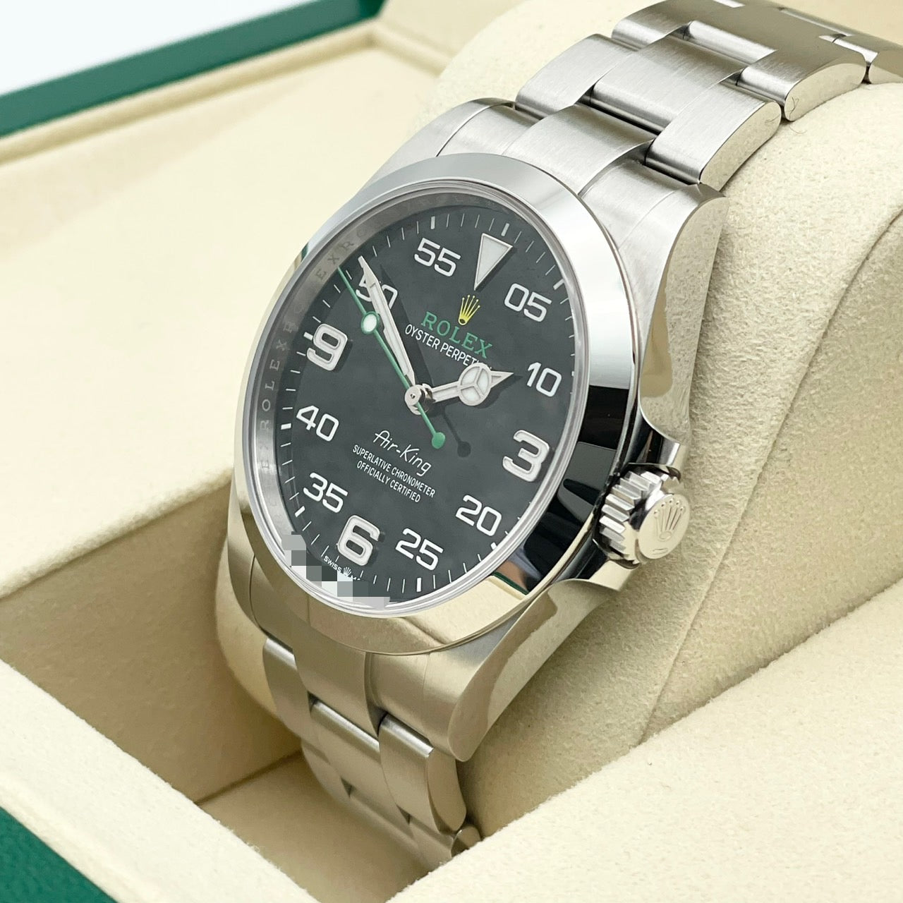 Pre-Owned Rolex Air King 126900 Black 40mm