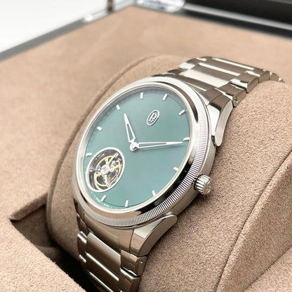 プレオウンド パルミジャーニ・フルリエ トンダ PF フライングトゥールビヨン PFS921-1020001-100182 グリーン 42ｍｍ