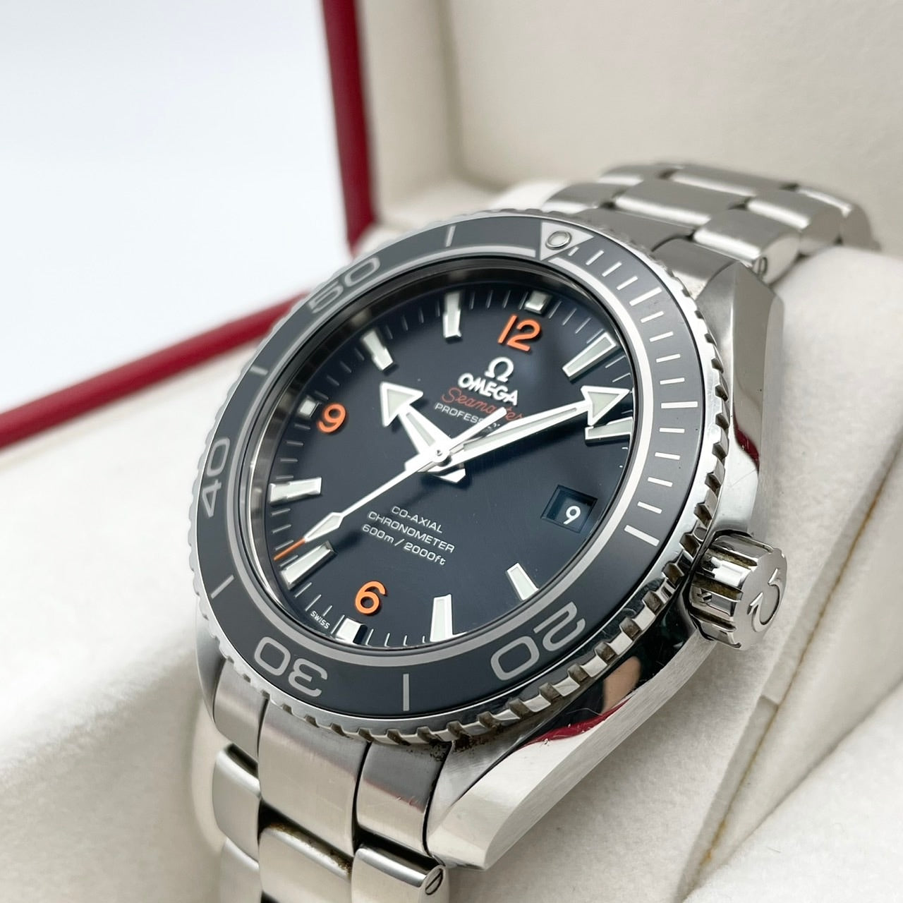 Pre-Owned Omega Seamaster 232.30.46.21.01.003 Black 45.5mm