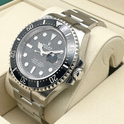사전 소유의 롤렉스 바다 거주자 126600 블랙 굴 팔찌 43mm