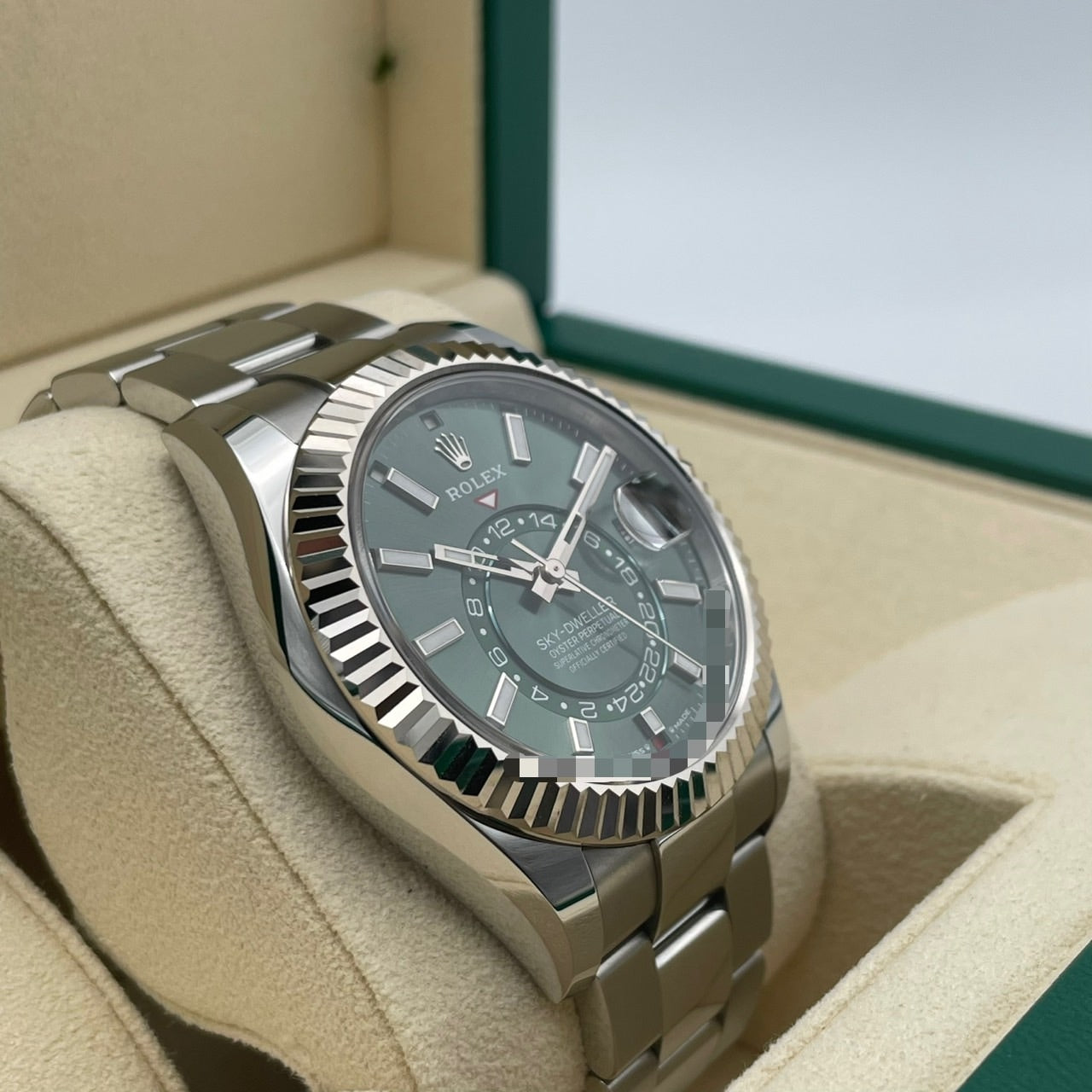 プレオウンド ロレックス スカイドゥエラー 336934 ミントグリーン オイスターブレス 42mm