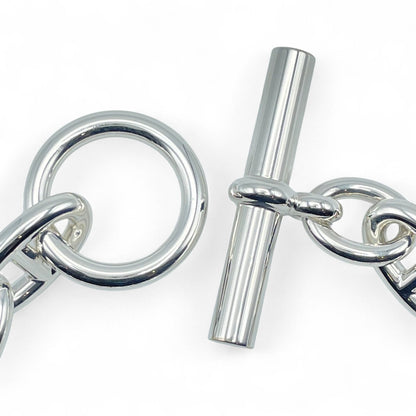 プレオウンドエルメス シェーヌ・ダンクル ブレスレット GM シルバー925 11コマ