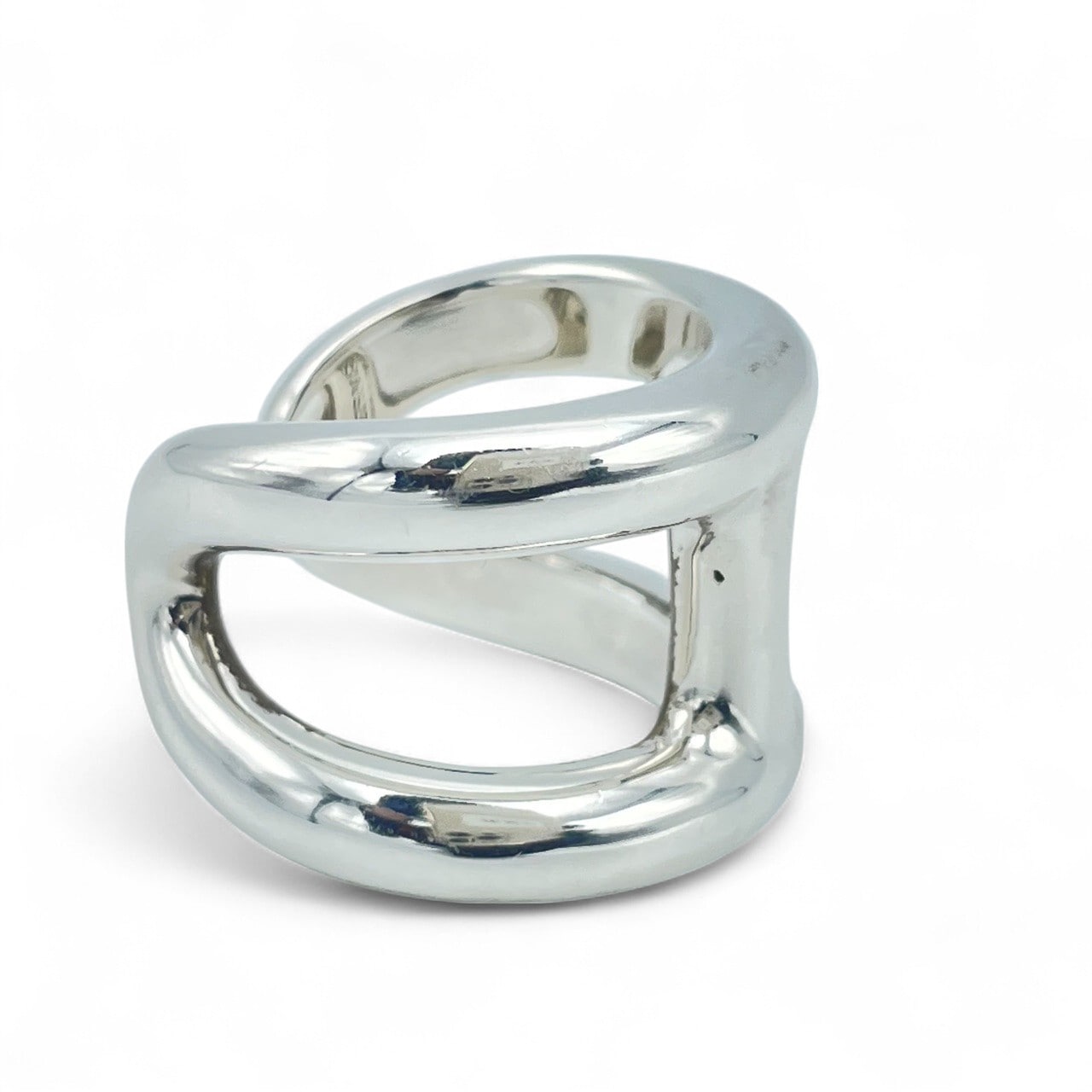 プレオウンドエルメス オスモズ リング H102536B GM 49 シルバー925