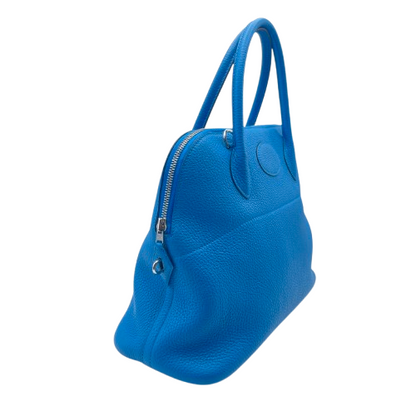 중고 에르메스 볼라이드 마카롱 31 블루 프리다 토리옹 클레멘스 실버 하드웨어 Z 인그레이빙