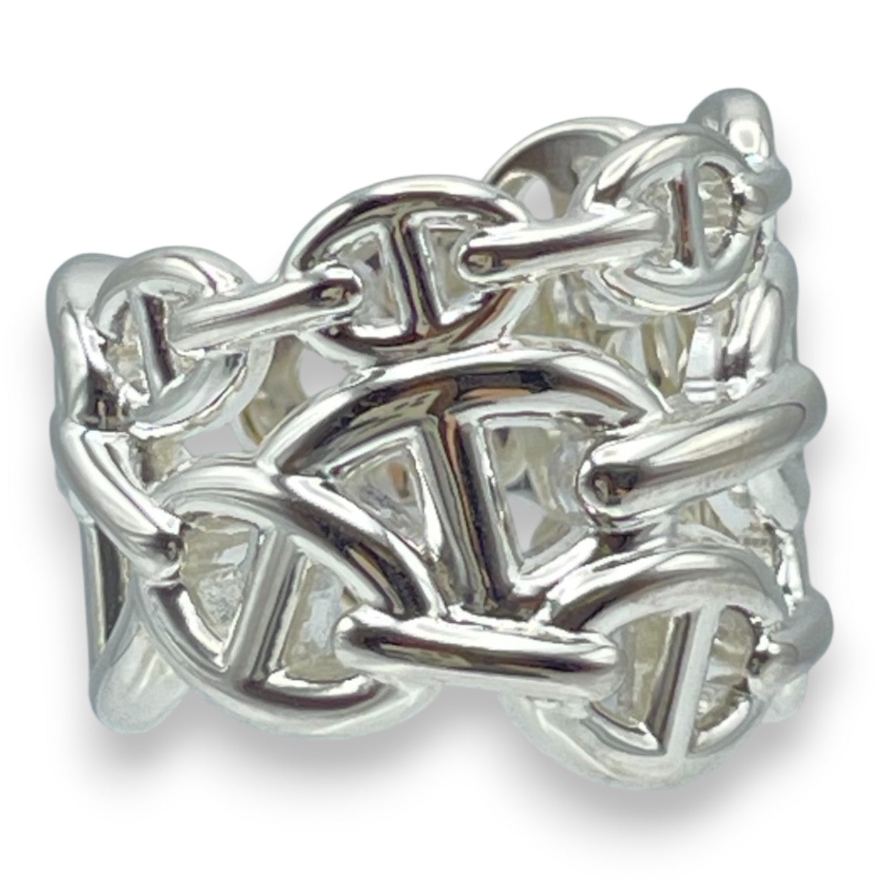 プレオウンドエルメス シェーヌ・ダンクル アンシェネ リング GM 52 シルバー925 12号