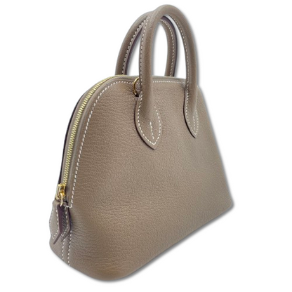 중고 에르메스 볼리드 1923 미니 에투프 쉐브르 실버 하드웨어 W 스탬프