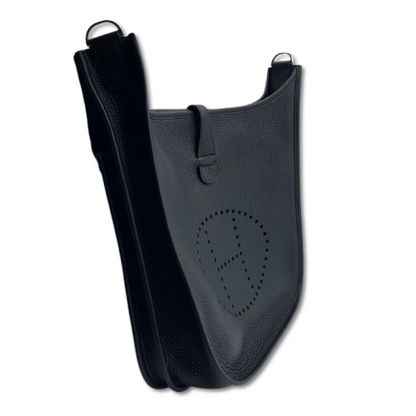 중고 에르메스 에블린 PM 느와르 토리옹 클레망스 실버 하드웨어 K 스탬프