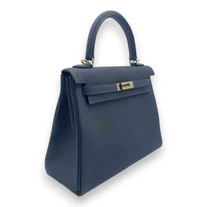 Pre-Owned Hermes Kelly 25 Grimisty Togo Champagne Gold Hardware W Engraved