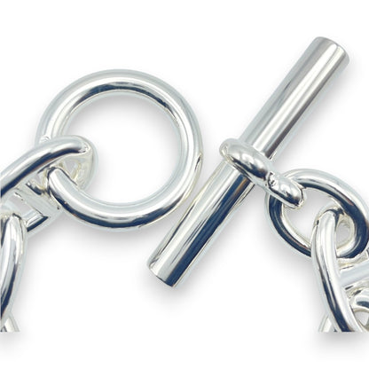 プレオウンドエルメス シェーヌ・ダンクル ブレスレット TGM シルバー925 10コマ