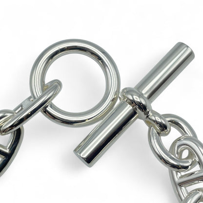 プレオウンドエルメス シェーヌ・ダンクル ブレスレット TGM シルバー925 10コマ