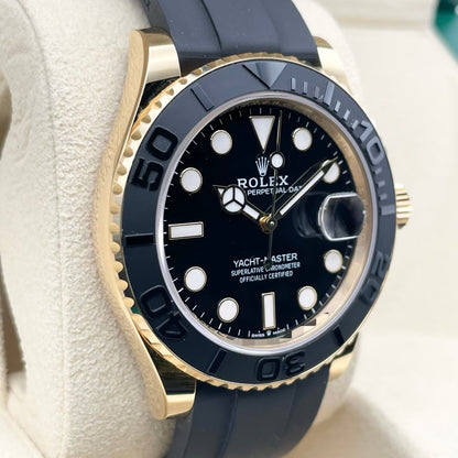 プレオウンド ロレックス ヨットマスター 226658 ブラック イエローゴールド 42mm