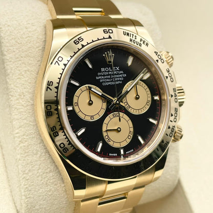 プレオウンド ロレックス デイトナ 126508 インテンスブラック シャンパン イエローゴールド 40mm