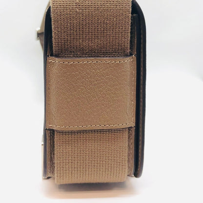 Pre-Owned Hermes Geta Chevre U Engraved Etoup
