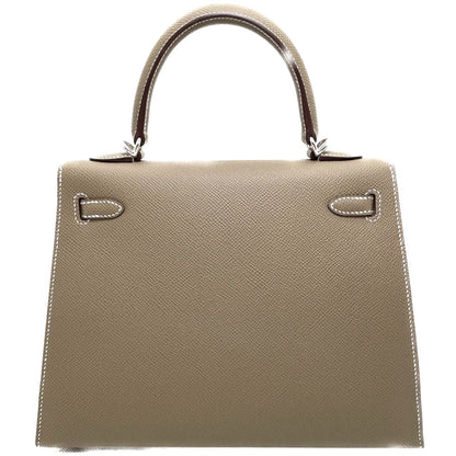 Pre-Owned [3-day weekend special offer] Hermes Kelly 25 Etoup Togo Silver Hardware