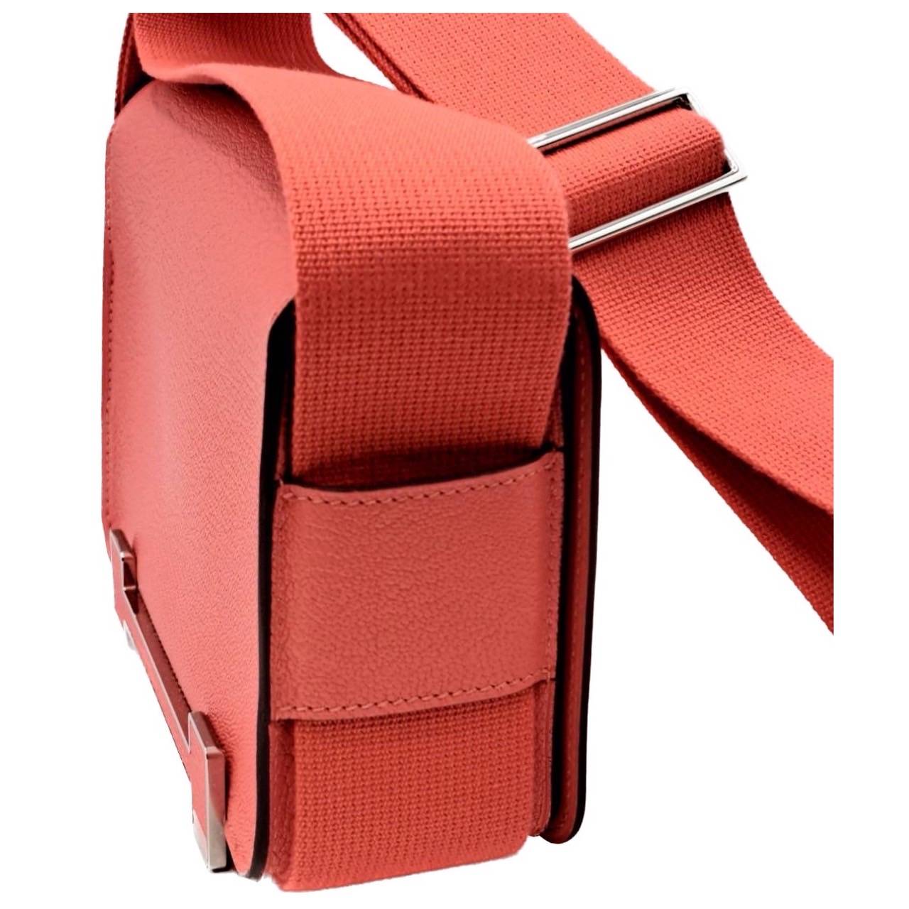 Pre-Owned Hermes Geta Chevre U engraved
