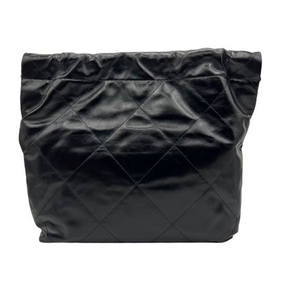 プレオウンド CHANEL シャネル22 チェーンショルダー シャイニーカフスキン AS3260