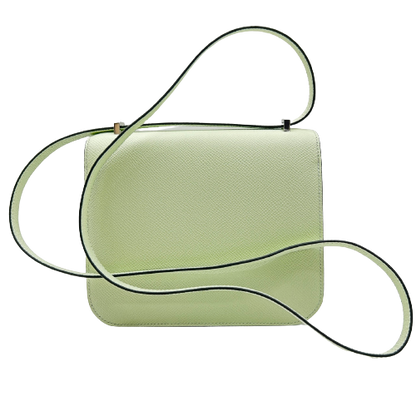 Hermes Constance 3 Mini 18 거울 베일 피즈 Vaud Epson Silver 피팅 u 조각.