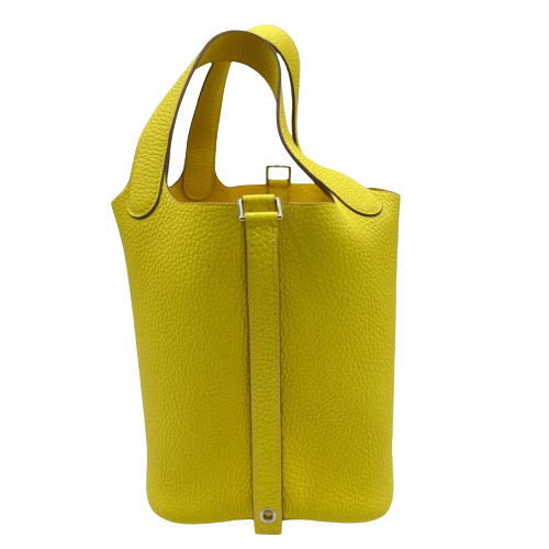 [크리스마스 특별 가격] Hermes Picotin Rock PM Torillon Clemence Lime B 조각