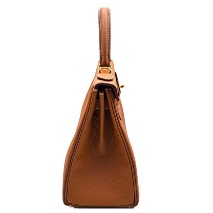 [산타 클로스가 여기 있습니다] ♪Hermes Kelly 28 Gold Togo Gold Hardware B가 새겨 져 있습니다