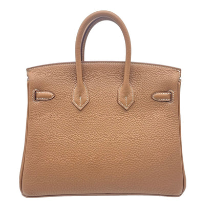 [주말에만 제한된 특별 제안] Hermes Birkin 25 Gold Togo Silver Metal Fittings u 조각.