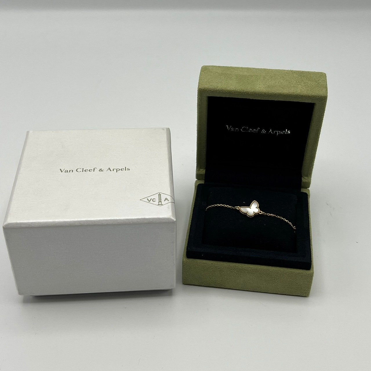 Van Cleef & Arpels Papillon White Shell