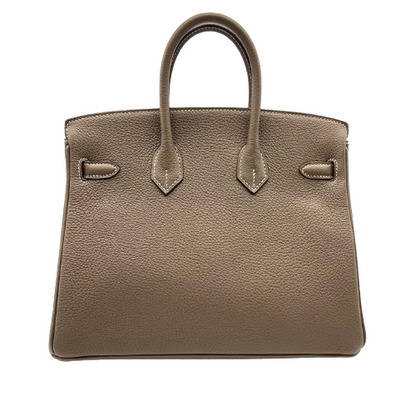 Hermes Birkin 25 Etoup Togo Silver Metal Fittings B 조각