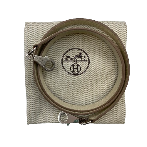 Pre-Owned Hermes Kelly 25 Cre Epson Silver Fittings U Engraved