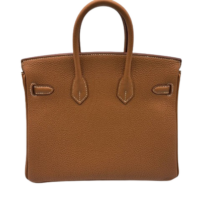愛馬仕伯金（Hermes Birkin）25金色多哥金色硬件B刻