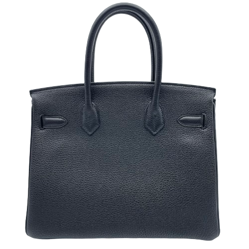 [現金價格]愛馬仕·伯金（Hermes Birkin）30黑色多哥銀色配件Z刻
