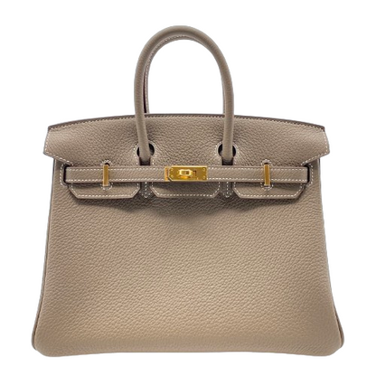 Hermes Birkin 25 Etouptogo Gold Hardware B가 새겨 져 있습니다