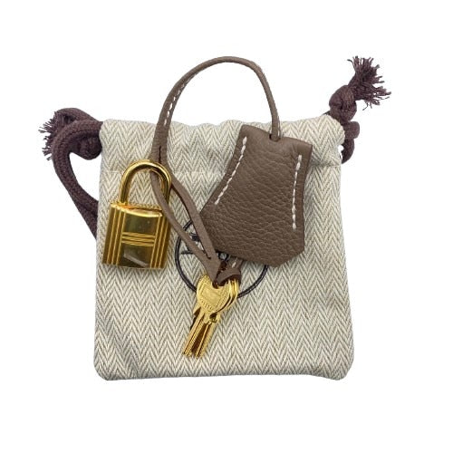 [現金價格]愛馬仕·伯金（Hermes Birkin）25 Etoup dogo金硬件W刻有